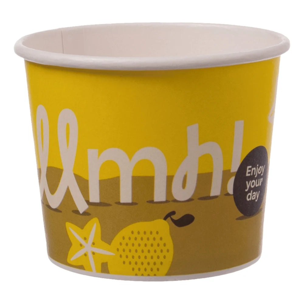 Eisbecher To Go "Früchte Top", Papier, Neutraldruck - 210ml