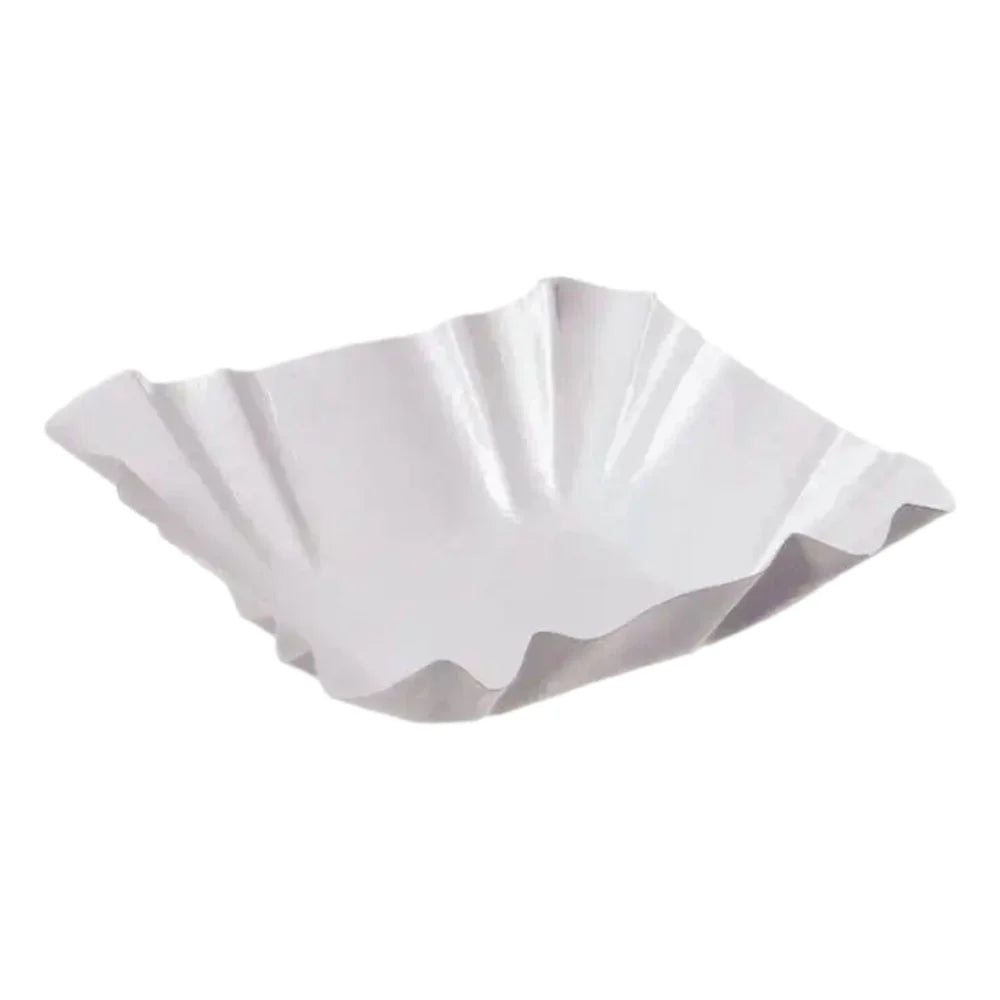Pappschüsseln KU 39 1/2 Weiß | 90x90x30mm 