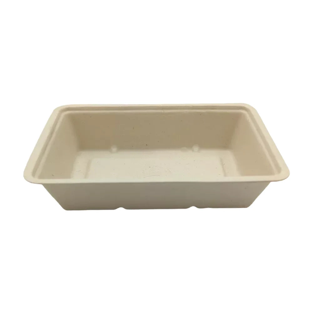 Snackschalen ToGo, Bagasse, ungeteilt, natur - Better-Pack UG