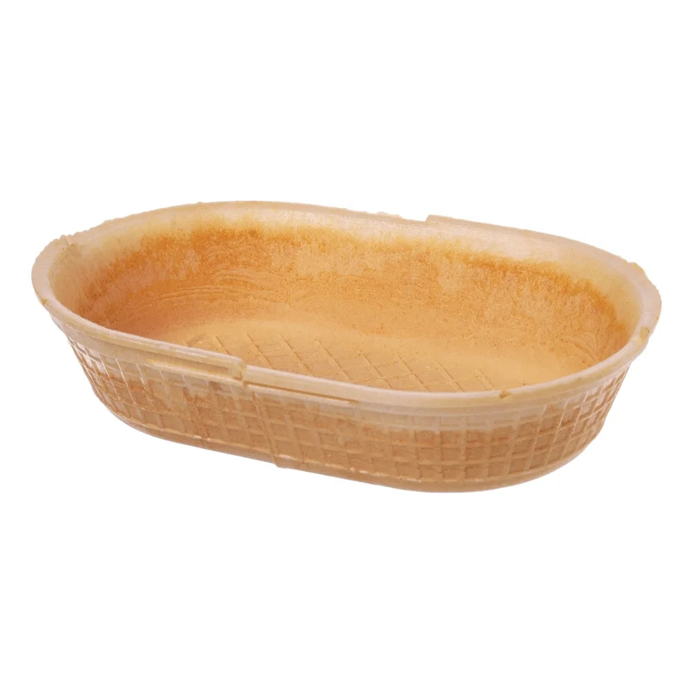 Waffelschalen, Waffel, 250ml, oval