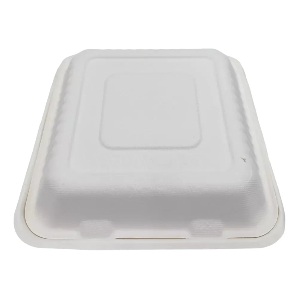 Menüboxen (klein), Bagasse, 205x205x65mm, natur