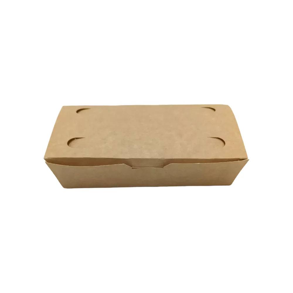 Mealboxen, Papier, ungeteilt, braun