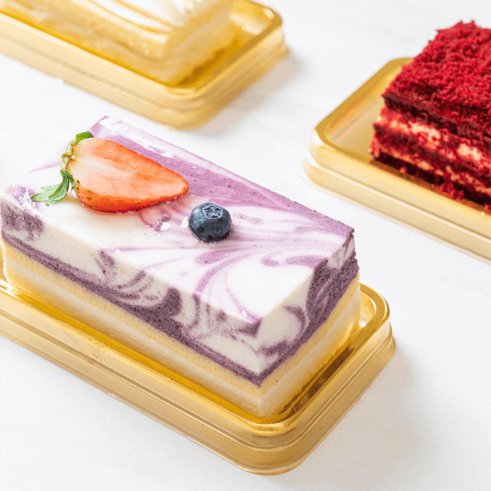 Unterlagen für Kuchenstücke und Tortenscheiben