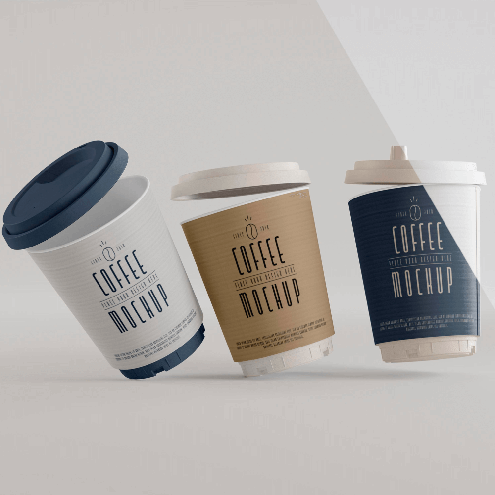 Mehrweg Kaffeebecher bedrucken lassen mit eigenem Logo
