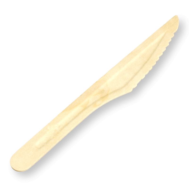 Einweg-Messer aus Holz