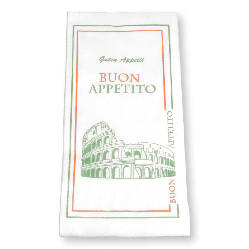 Tissue-Servietten 40x40cm achtel italienisch