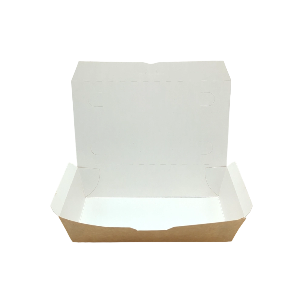Mealbox | Papier | ungeteilt | 800ml | 200x100x50mm | braun